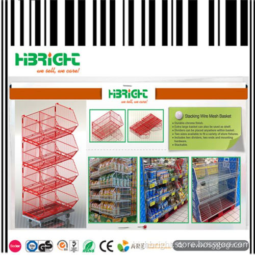 Stackable Wire Mesh Display Basket
